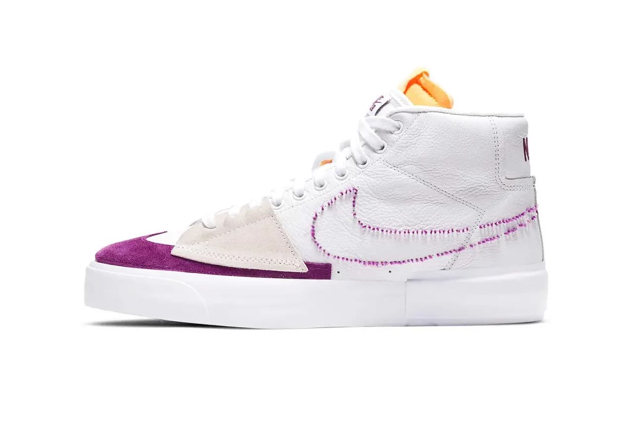 Nike SB Zoom Blazer Mid Edge sắp ra mắt với tông trắng-tím cực tinh tế và đẹp lạ Nike SB Zoom Blazer Mid Edge sắp ra mắt với tông trắng-tím cực tinh tế và đẹp lạ
