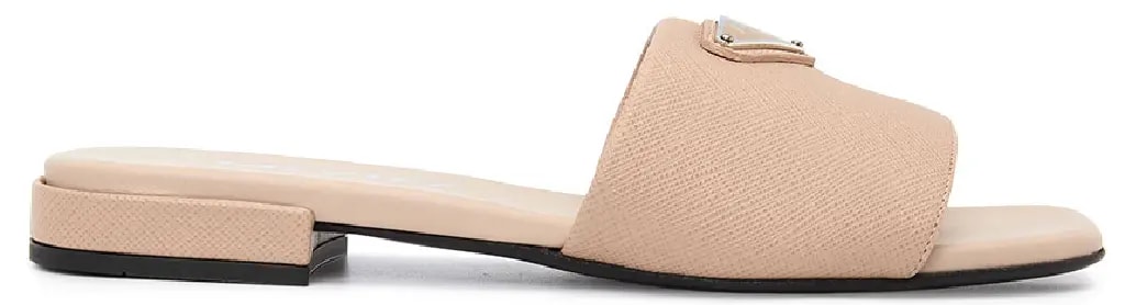 Dép Prada Saffiano 'Pink' 1XX627-053-F0236 — kich-thuoc: 36 Dép Prada Saffiano 'Pink' 1XX627-053-F0236 — kich-thuoc: 36