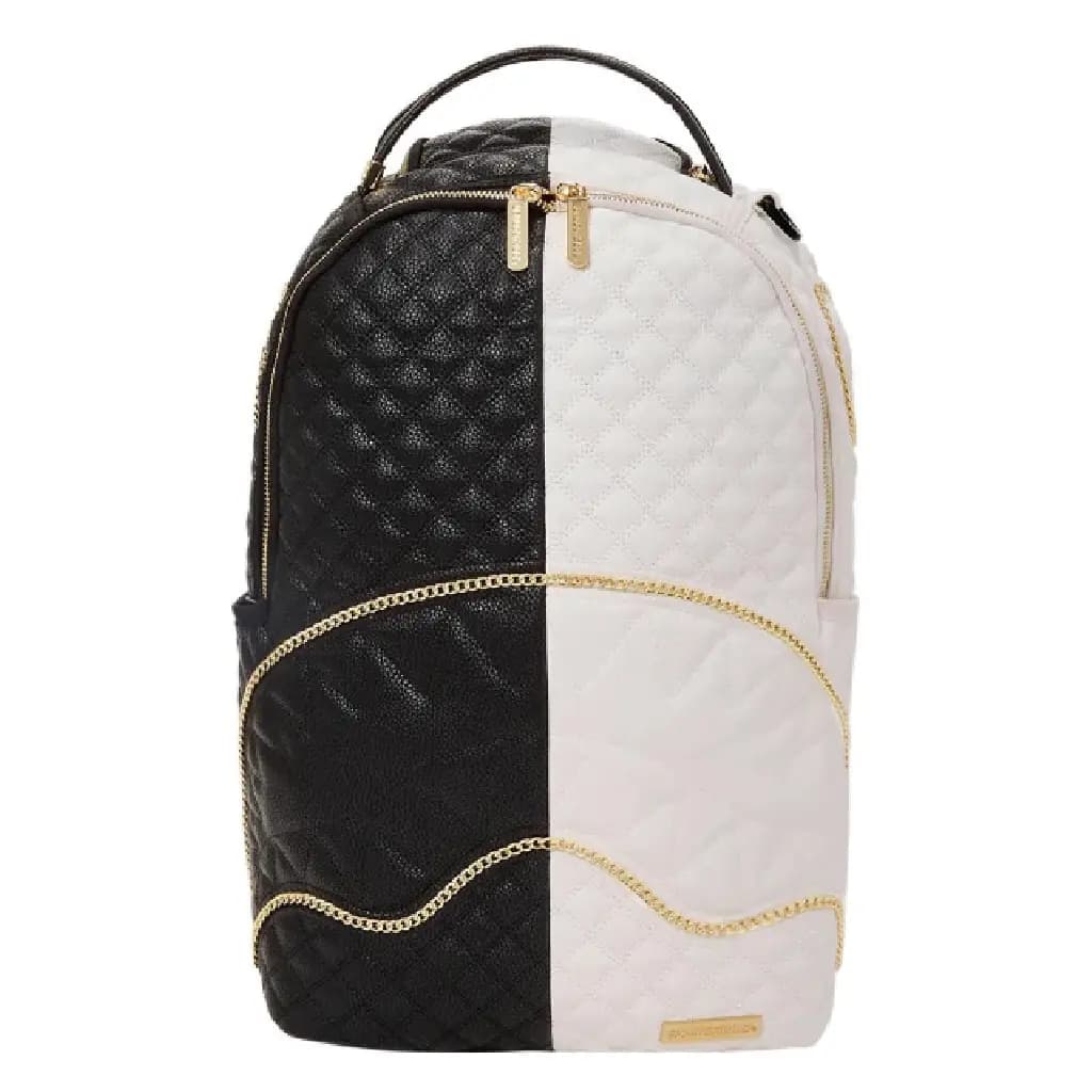 Balo Sprayground Stitching Rhombus 'Black White' 910B3805NSZ Balo Sprayground Stitching Rhombus 'Black White' 910B3805NSZ