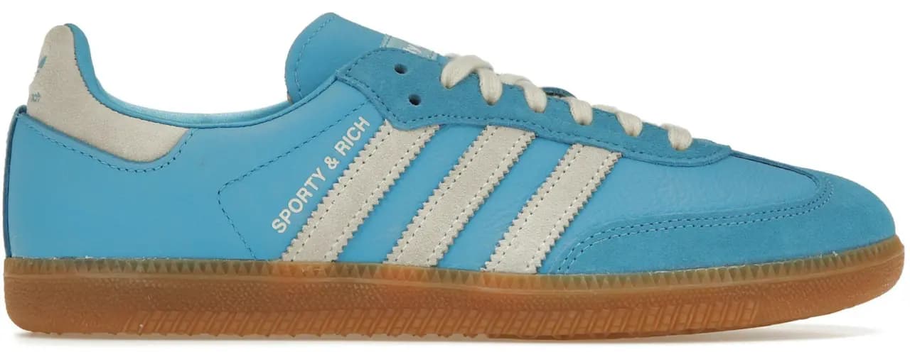 Giày Adidas Sporty & Rich x Samba OG 'Blue Rush' IE6975 Giày Adidas Sporty & Rich x Samba OG 'Blue Rush' IE6975