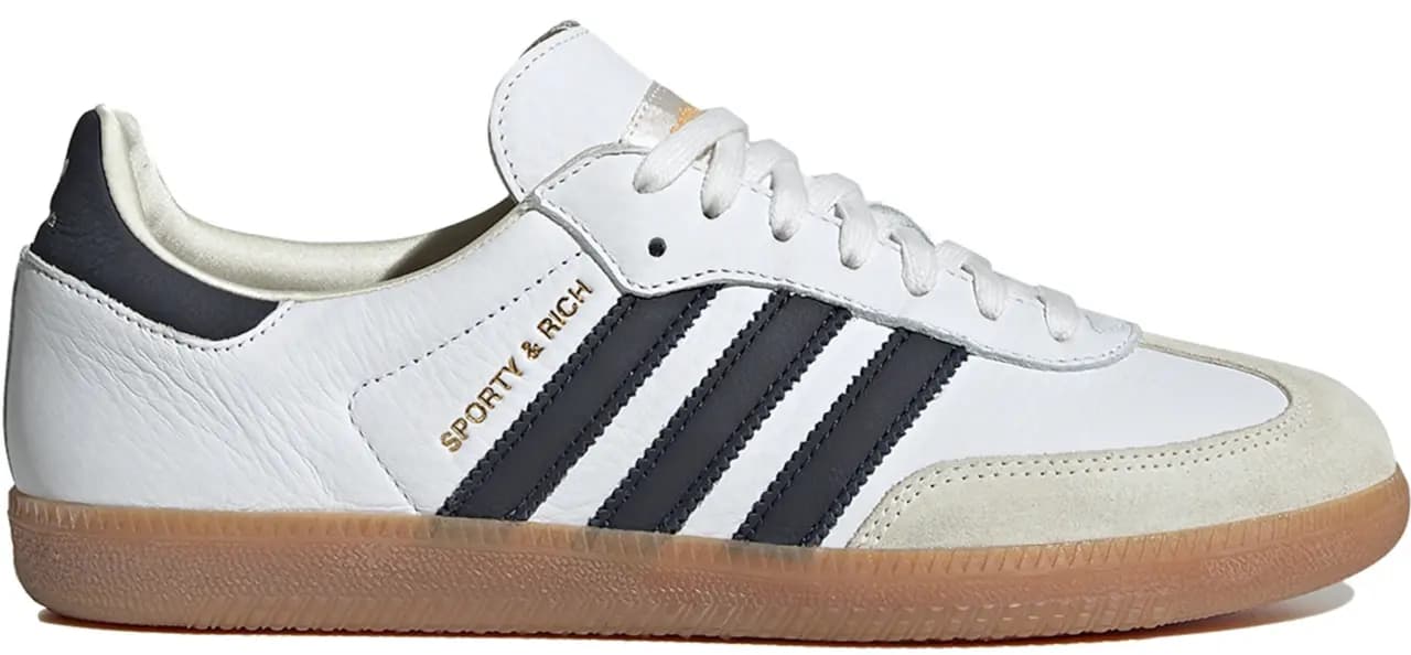 Giày Adidas x Sporty & Rich Samba OG 'Cloud White' HP3354 Giày Adidas x Sporty & Rich Samba OG 'Cloud White' HP3354