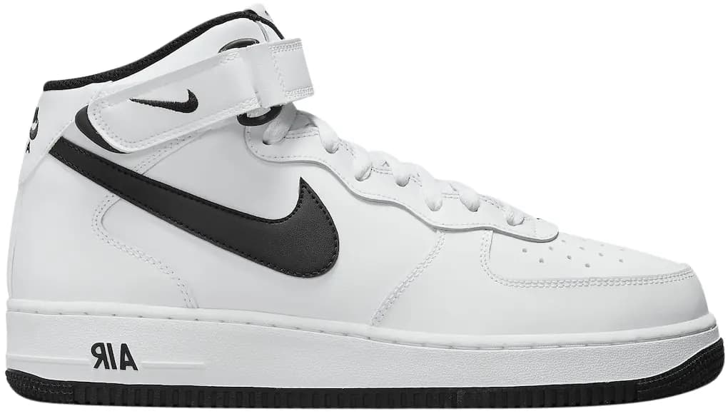 Giày Nike Air Force 1 Mid 'White Black' DV0806-101 Giày Nike Air Force 1 Mid 'White Black' DV0806-101