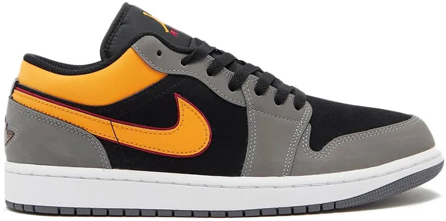 Giày Nike Air Jordan 1 Low 'Black Grey Orange' FN7308-008 Giày Nike Air Jordan 1 Low 'Black Grey Orange' FN7308-008