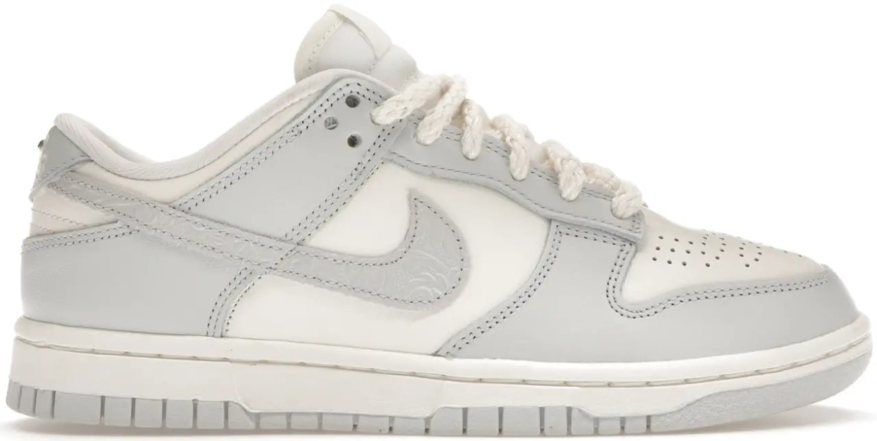 Giày Nike Dunk Low Needlework Sail Aura 'Grey' FJ4553-133 — kich-thuoc: 36.5 Giày Nike Dunk Low Needlework Sail Aura 'Grey' FJ4553-133 — kich-thuoc: 36.5