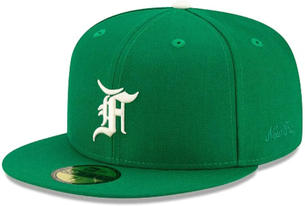 Mũ Fear Of God Essentials New Era 59Fifty Fitted Hat FW21 'Kelly Green' — kich-thuoc: 1-size Mũ Fear Of God Essentials New Era 59Fifty Fitted Hat FW21 'Kelly Green' — kich-thuoc: 1-size