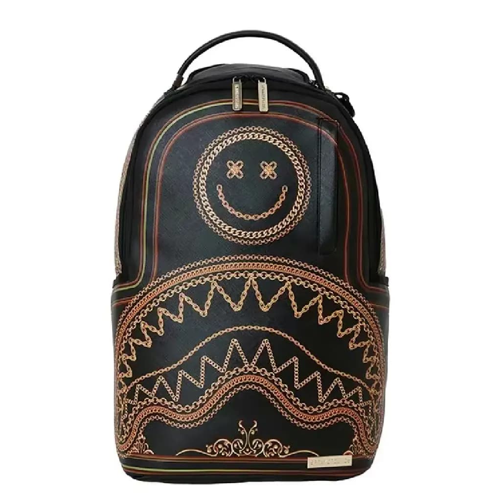 Balo Sprayground Chain Element Printing Shark Mouth 'Black' W0845733 Balo Sprayground Chain Element Printing Shark Mouth 'Black' W0845733