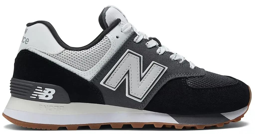 Giày New Balance 574 'Grey Black White' WL574PQ2 Giày New Balance 574 'Grey Black White' WL574PQ2