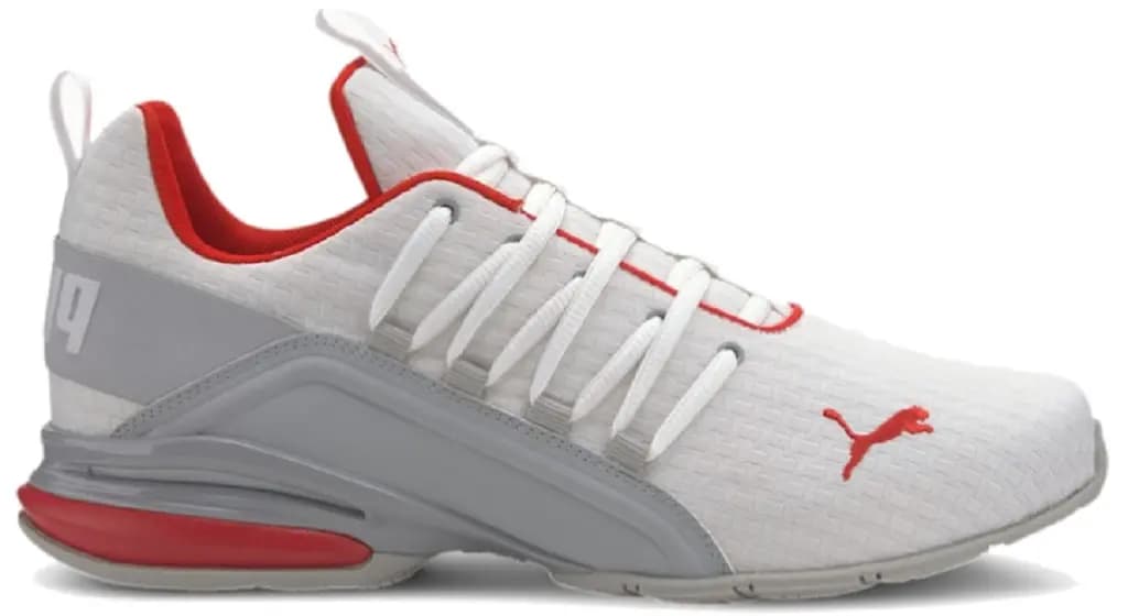 Giày Puma Axelion Block 'White Red' 193148-02 Giày Puma Axelion Block 'White Red' 193148-02