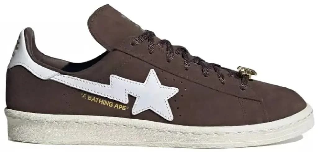 Giày Adidas Campus 80s Bape '30th Anniversary Brown' IF3379 Giày Adidas Campus 80s Bape '30th Anniversary Brown' IF3379