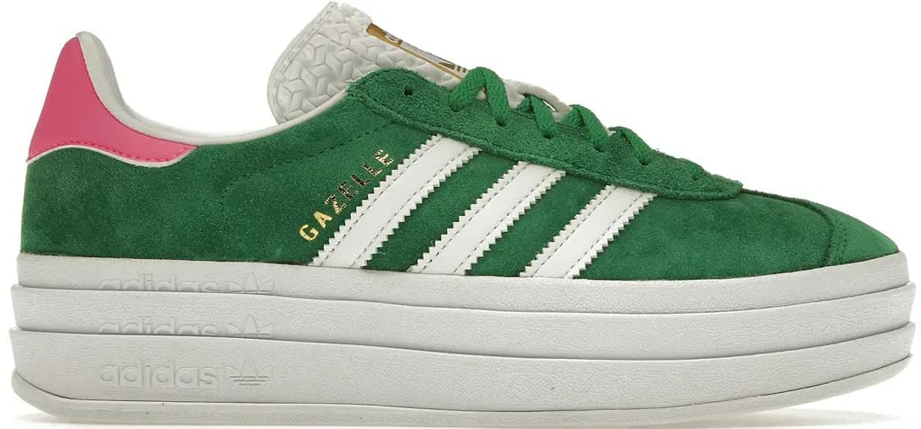 Giày Adidas Gazelle Bold 'Green Lucid Pink' IG3136 Giày Adidas Gazelle Bold 'Green Lucid Pink' IG3136
