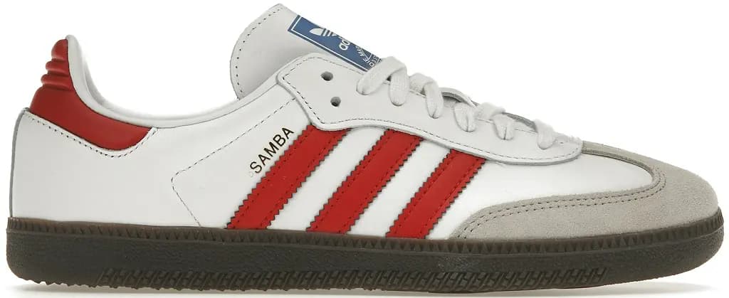 Giày Adidas Samba OG 'White Better Scarlet' IG1025 Giày Adidas Samba OG 'White Better Scarlet' IG1025