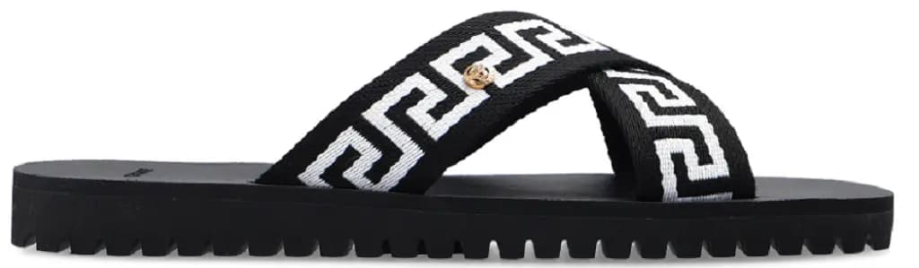 Dép Versace Black Patterned 'Black' DSU8569-DNS9C-2B02V Dép Versace Black Patterned 'Black' DSU8569-DNS9C-2B02V