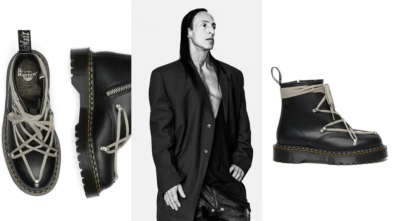 Đỉnh cao chất liệu trong những đôi sneaker của hãng Rick Owens Đỉnh cao chất liệu trong những đôi sneaker của hãng Rick Owens