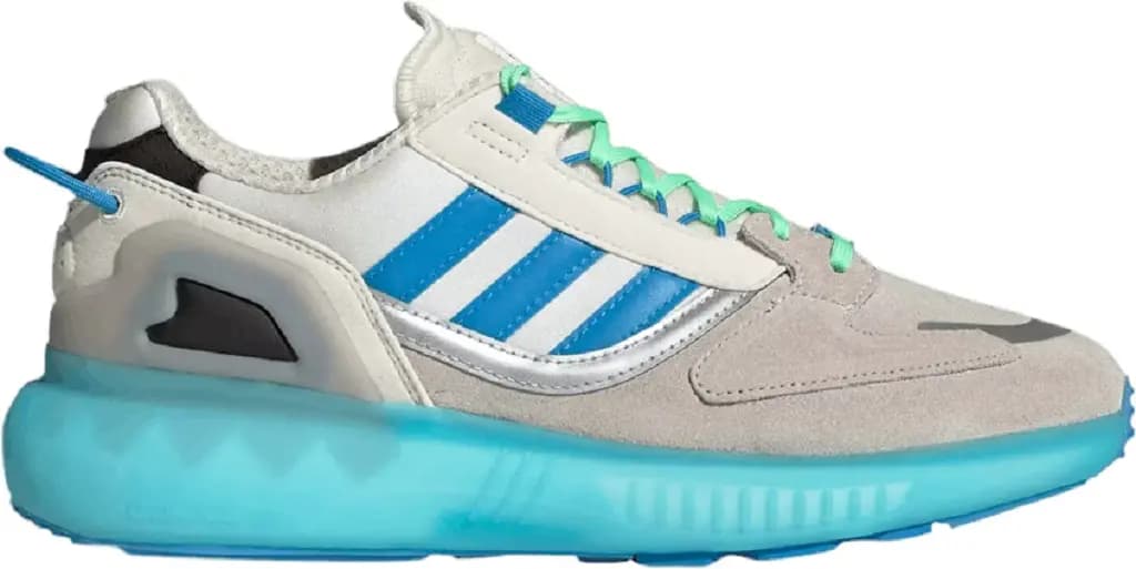 Giày Adidas ZX 5K Boost 'Off White Pulse Blue' GY4160 Giày Adidas ZX 5K Boost 'Off White Pulse Blue' GY4160