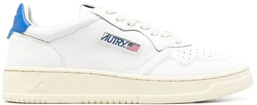 Giày Autry Medalist Low Leather 'White Azure' AULW-LL46 Giày Autry Medalist Low Leather 'White Azure' AULW-LL46