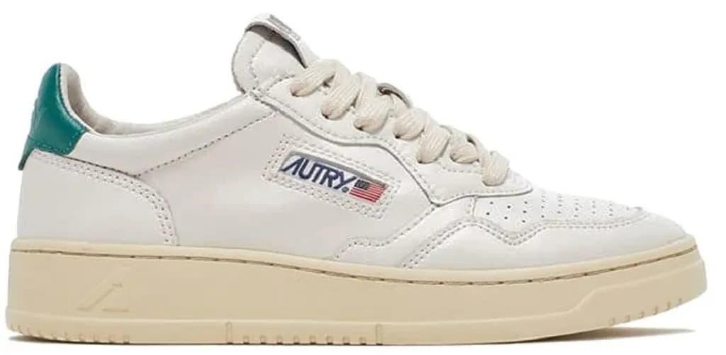 Giày Autry Medalist Low 'White Petrol Blue' AULW-LL44 Giày Autry Medalist Low 'White Petrol Blue' AULW-LL44