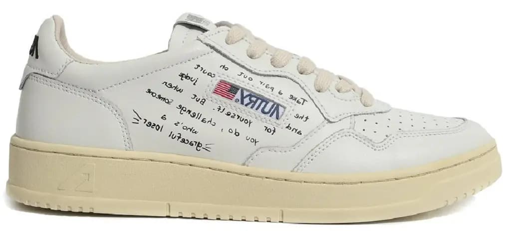 Giày Autry Medalist Low Leather 'Lettering' AULM-WL01 Giày Autry Medalist Low Leather 'Lettering' AULM-WL01