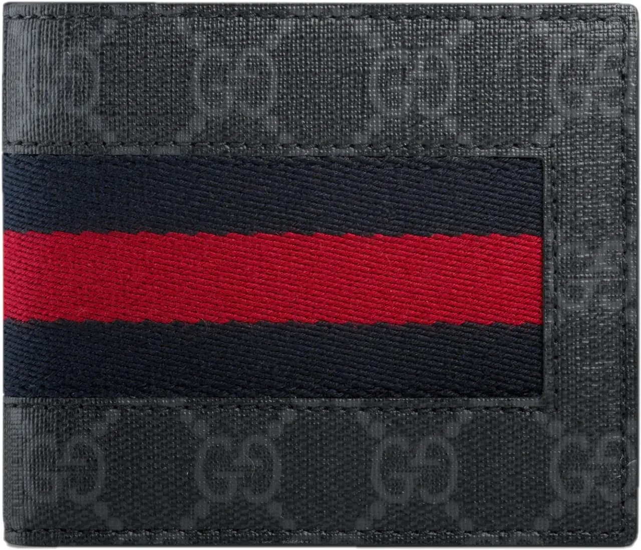 Ví Gucci GG Supreme Web 'Black Gray' 408827-KHN4N-1095 Ví Gucci GG Supreme Web 'Black Gray' 408827-KHN4N-1095
