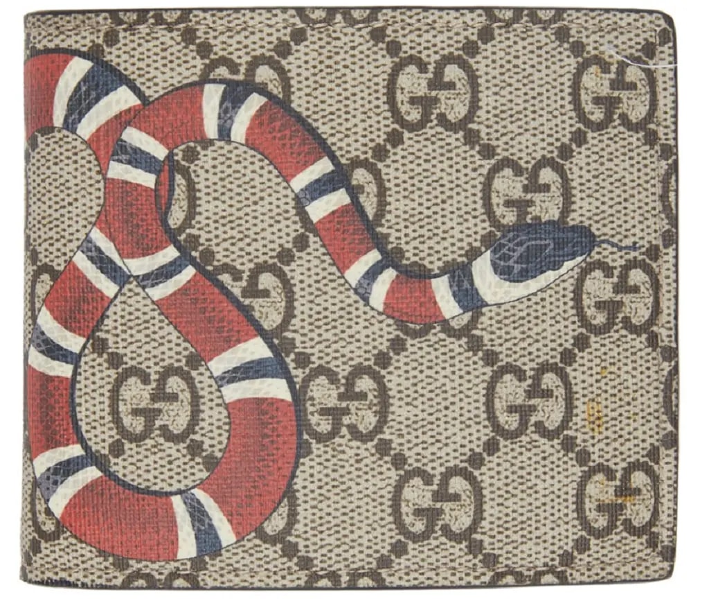Ví Gucci Kingsnake Print GG Supreme 'Beige' 451268-K551N-8666 Ví Gucci Kingsnake Print GG Supreme 'Beige' 451268-K551N-8666