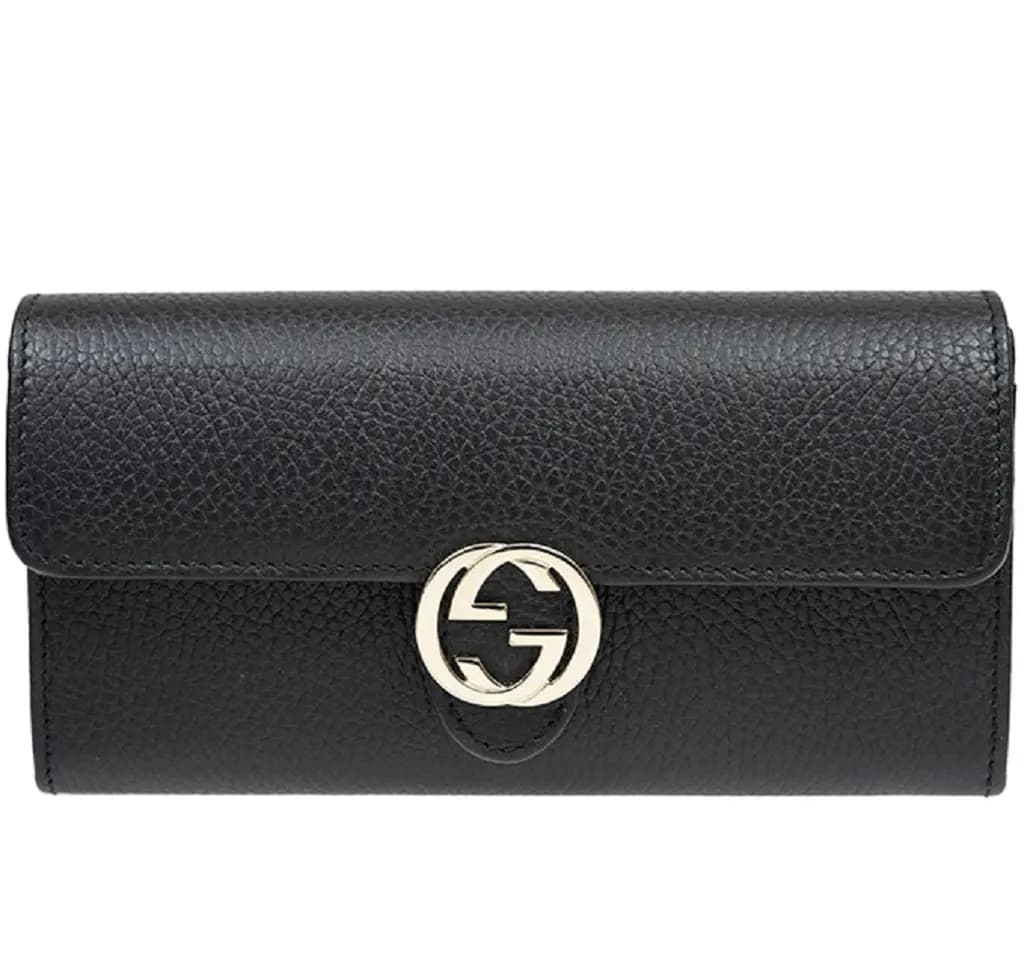 Ví Gucci GG Interlocking Continental 'Black' 615524-CAO0G-1000 Ví Gucci GG Interlocking Continental 'Black' 615524-CAO0G-1000