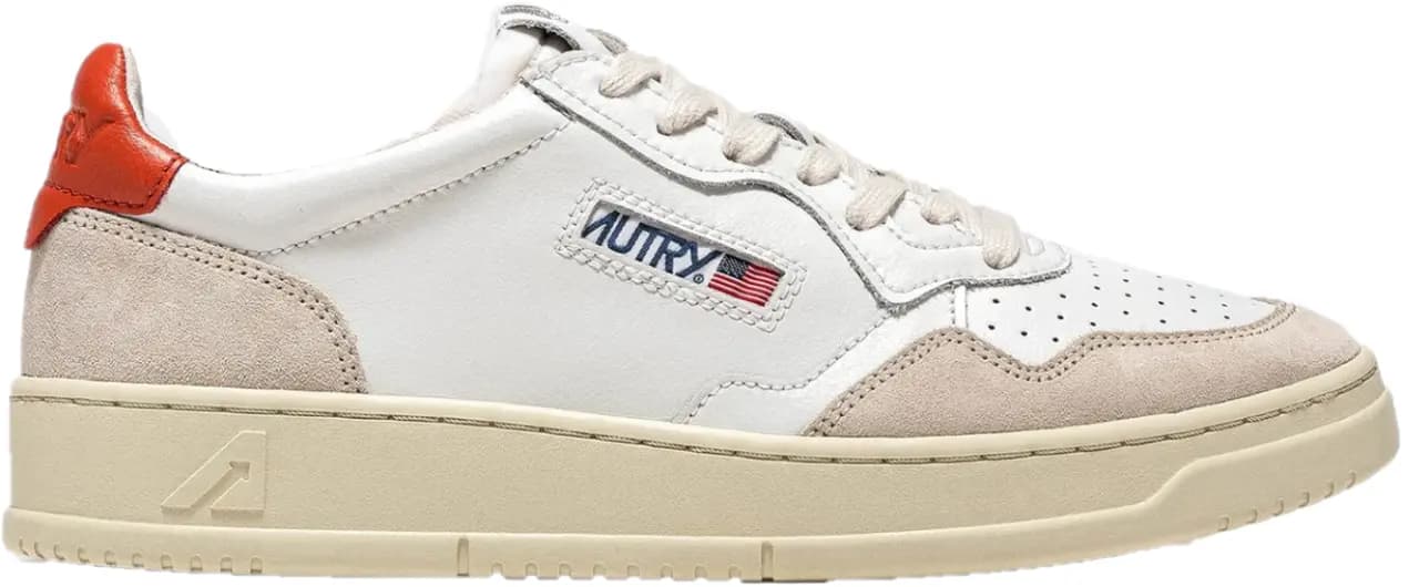 Giày Autry Medalist Low 'White Orange' AULW-LS45 Giày Autry Medalist Low 'White Orange' AULW-LS45
