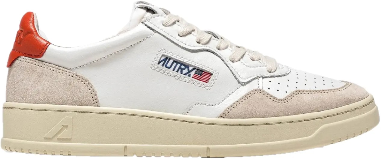 Giày Autry Medalist Low 'White Orange' AULW-LS45 — kich-thuoc: 38 Giày Autry Medalist Low 'White Orange' AULW-LS45 — kich-thuoc: 38