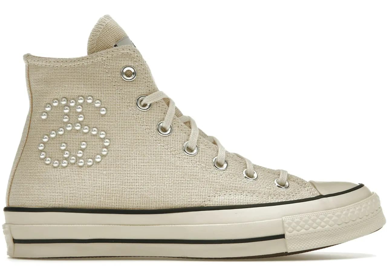 Giày Converse Chuck Taylor All-Star 70 Hi 'Stussy Fossil Pearl' A02051C Giày Converse Chuck Taylor All-Star 70 Hi 'Stussy Fossil Pearl' A02051C