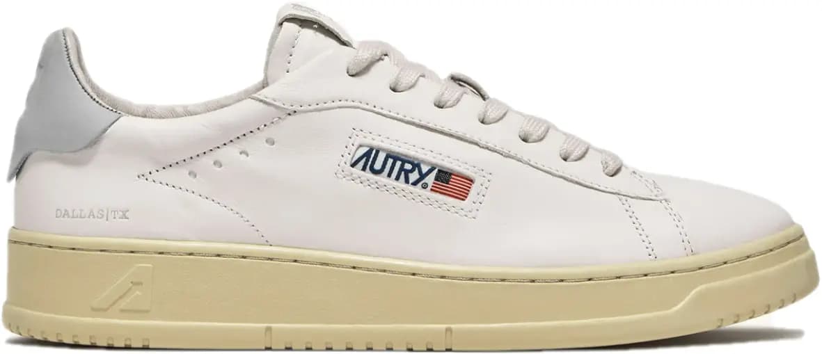Giày Autry Dallas Low Nubuck Goatskin 'White' ADLW-NG01 Giày Autry Dallas Low Nubuck Goatskin 'White' ADLW-NG01