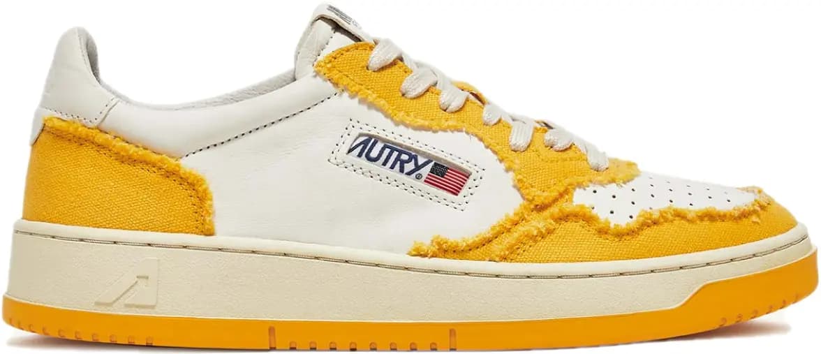 Giày Autry Medalist Low Goatskin 'White Mango' AULM-CB06 Giày Autry Medalist Low Goatskin 'White Mango' AULM-CB06