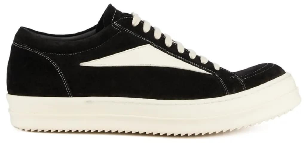 Giày Rick Owens Suede Vintage 'Black Milk White' RU01C4897LVSLPO-911 Giày Rick Owens Suede Vintage 'Black Milk White' RU01C4897LVSLPO-911