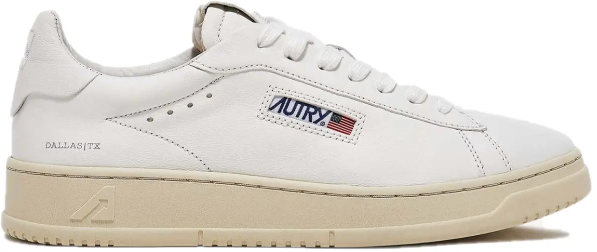 Giày Autry Dallas Low Goatskin 'White' ADLM-GG01 — kich-thuoc: 40 Giày Autry Dallas Low Goatskin 'White' ADLM-GG01 — kich-thuoc: 40