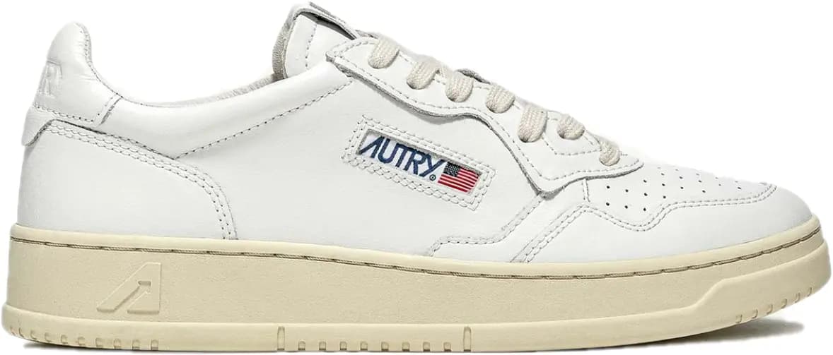 Giày Autry Medalist Low Leather 'White' AULW-LL15 Giày Autry Medalist Low Leather 'White' AULW-LL15