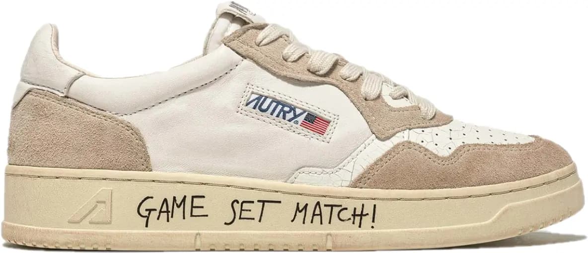 Giày Autry Medalist Low 'Game Set Match White' AULM-WC06 Giày Autry Medalist Low 'Game Set Match White' AULM-WC06