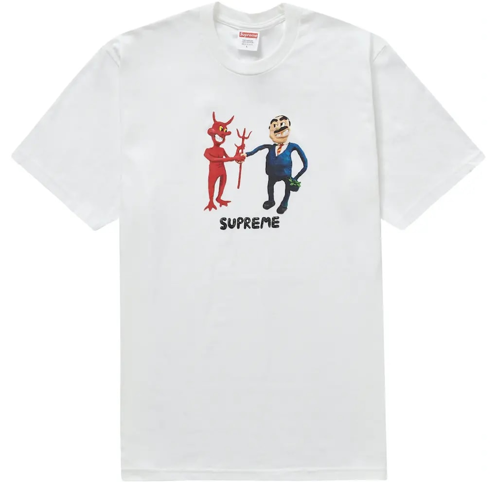 Áo Supreme Business Tee 'White' — kich-thuoc: L Áo Supreme Business Tee 'White' — kich-thuoc: L
