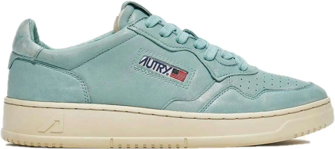 Giày Autry Medalist Low Goatskin 'Light Blue' AULW-GG25 Giày Autry Medalist Low Goatskin 'Light Blue' AULW-GG25