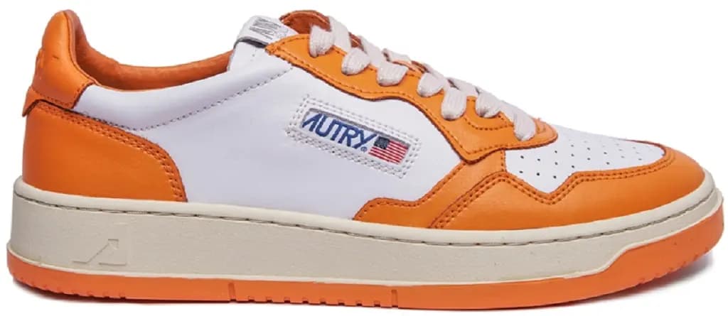 Giày Autry Medalist Low 'Orange White' AULM-WB06 Giày Autry Medalist Low 'Orange White' AULM-WB06