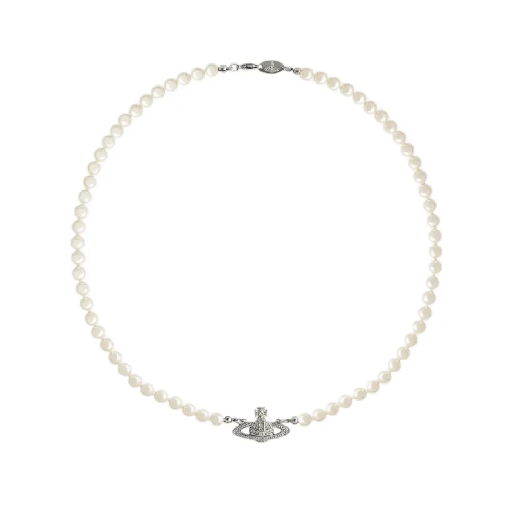 Vòng Cổ Vivienne Westwood Pearl 'Silver' 6301010002P104P104 Vòng Cổ Vivienne Westwood Pearl 'Silver' 6301010002P104P104