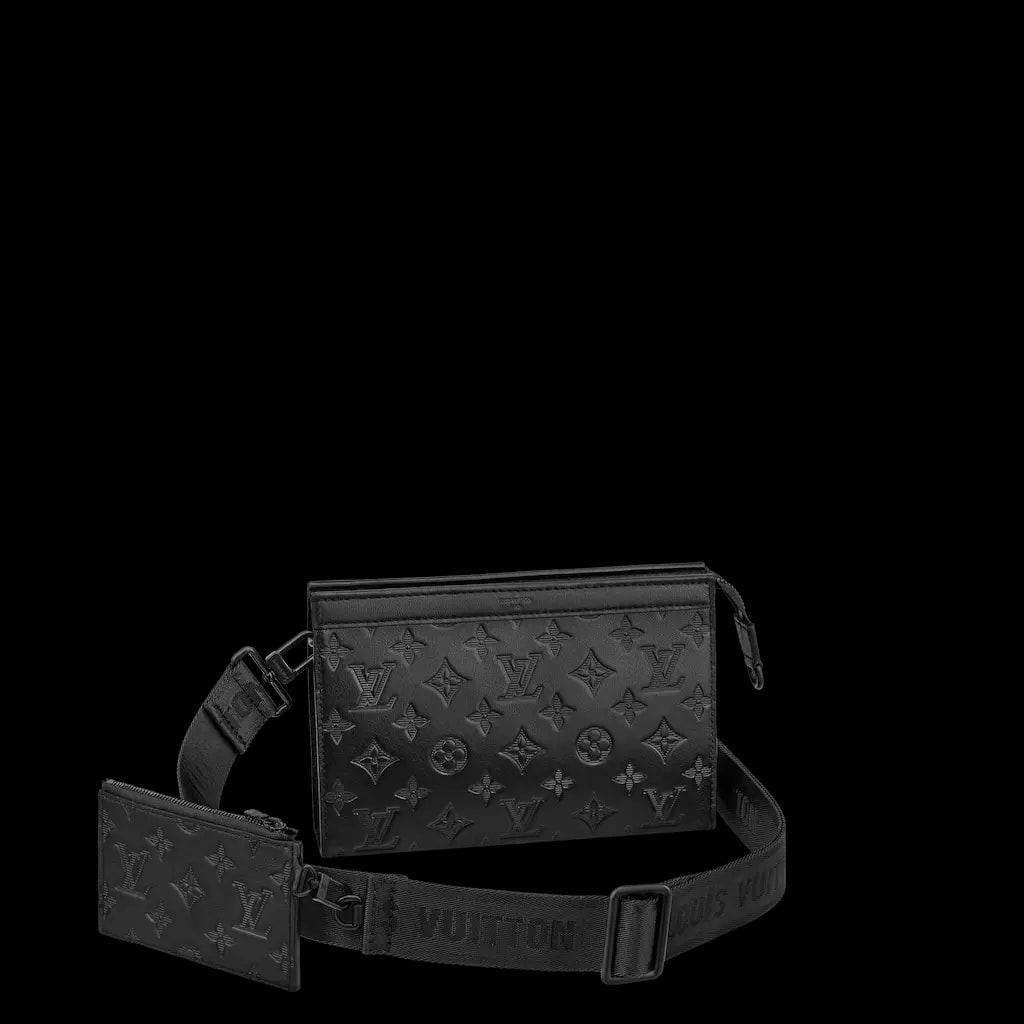 Túi Gaston Monogram Shadow Leather 'Black' M81115 Túi Gaston Monogram Shadow Leather 'Black' M81115