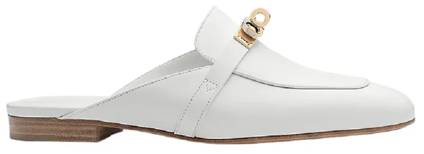 Giày Hermes Oz Mule 'Blanc' H221256Zv90350 Giày Hermes Oz Mule 'Blanc' H221256Zv90350