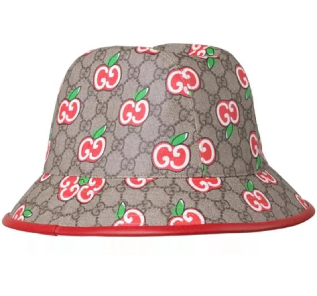 Mũ Gucci Bucket Hat GC 'Red Apple' 628445-4HL96-8474 Mũ Gucci Bucket Hat GC 'Red Apple' 628445-4HL96-8474