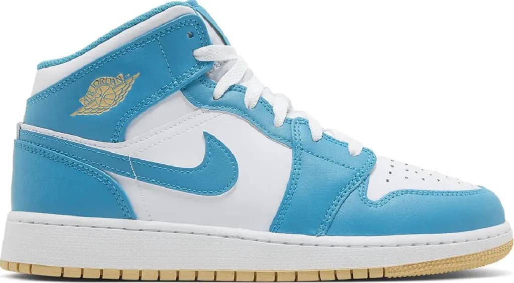 Giày Nike Air Jordan 1 Mid GS 'Aquatone' DQ8423-400 Giày Nike Air Jordan 1 Mid GS 'Aquatone' DQ8423-400