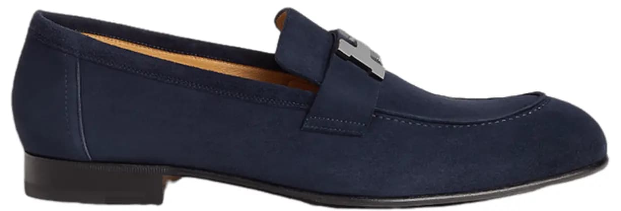 Giày Hermes Paris Loafer 'Marine' H211900ZAI2390 Giày Hermes Paris Loafer 'Marine' H211900ZAI2390