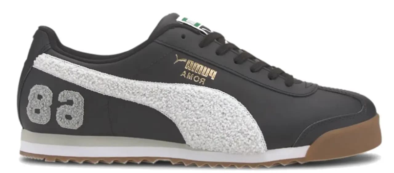 Giày Puma Roma 68 Lux 'Black' 371598-01 Giày Puma Roma 68 Lux 'Black' 371598-01