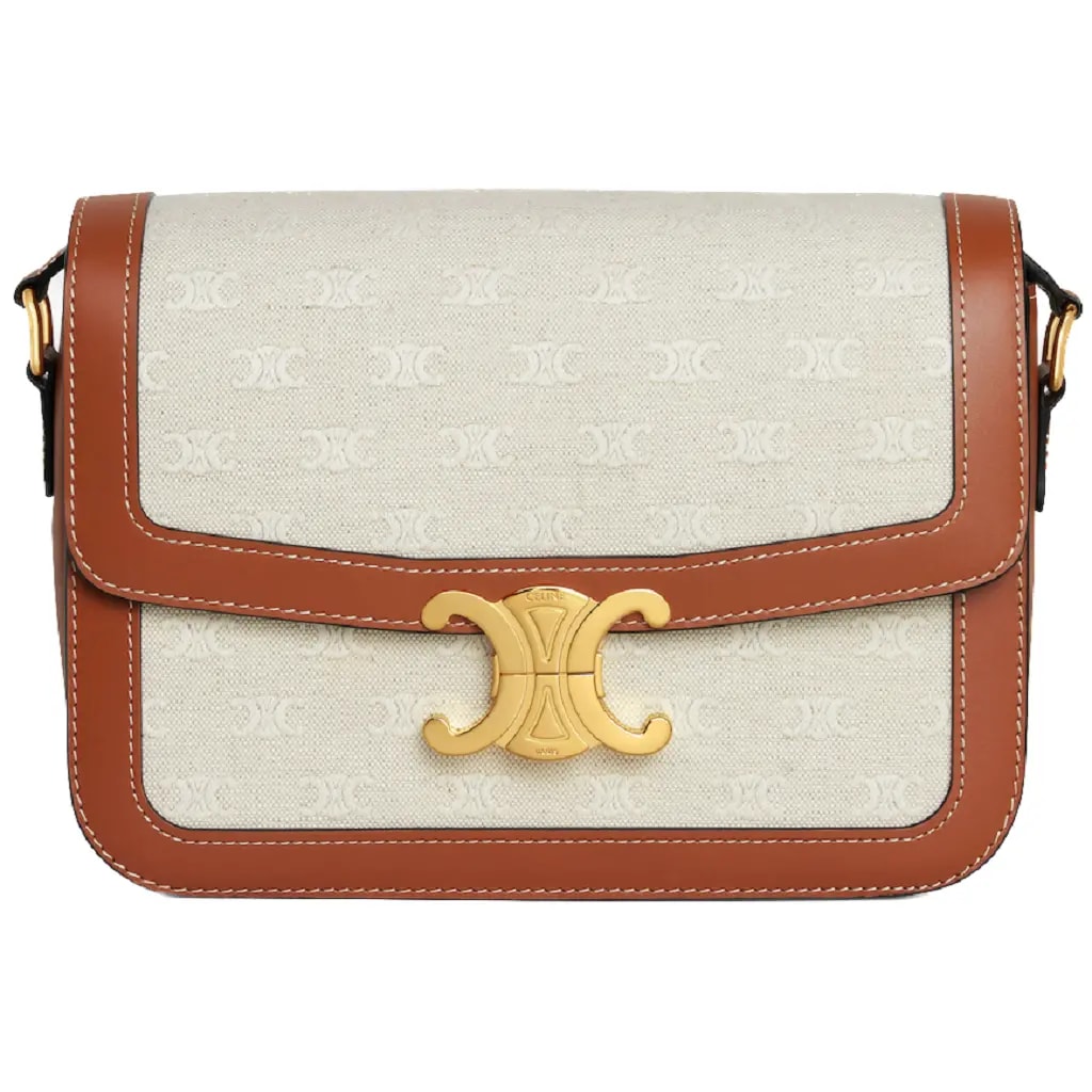 Túi Celine Classique Triomphe Calfskin 'Natural Tan' 191242FDT-02NT Túi Celine Classique Triomphe Calfskin 'Natural Tan' 191242FDT-02NT