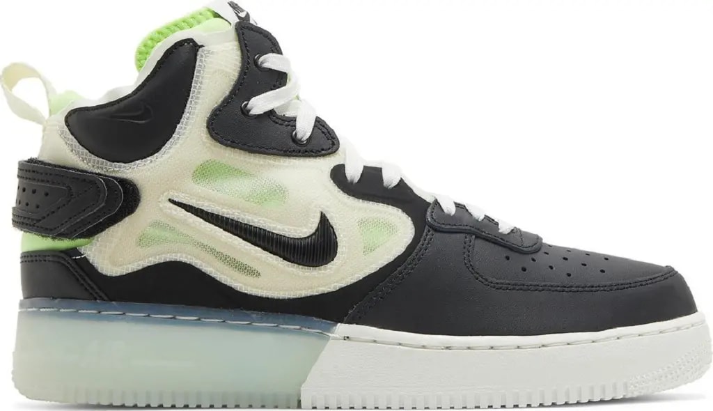Giày Nike Air Force 1 Mid React 'Black Neon' DQ1872-100 — kich-thuoc: 40 Giày Nike Air Force 1 Mid React 'Black Neon' DQ1872-100 — kich-thuoc: 40
