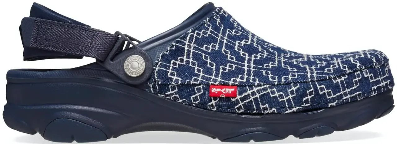 Dép Crocs Classic All-Terrain Clog 'Levi's Sashiko' 208917-410 — kich-thuoc: 36-37 Dép Crocs Classic All-Terrain Clog 'Levi's Sashiko' 208917-410 — kich-thuoc: 36-37