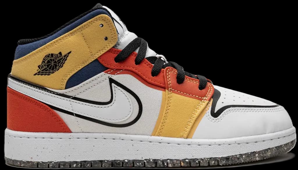 Giày Nike Air Jordan 1 Mid SE 'Multi' DV1316-100 Giày Nike Air Jordan 1 Mid SE 'Multi' DV1316-100