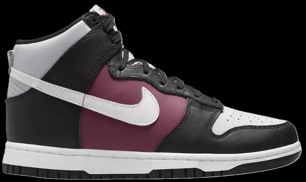 Giày Nike Dunk High 'White Black Maroon' DD1869-005 Giày Nike Dunk High 'White Black Maroon' DD1869-005