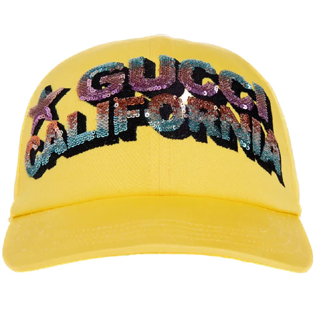 Mũ Gucci Logo Embellished 'Yellow' 703207-4HAPQ-7175 Mũ Gucci Logo Embellished 'Yellow' 703207-4HAPQ-7175