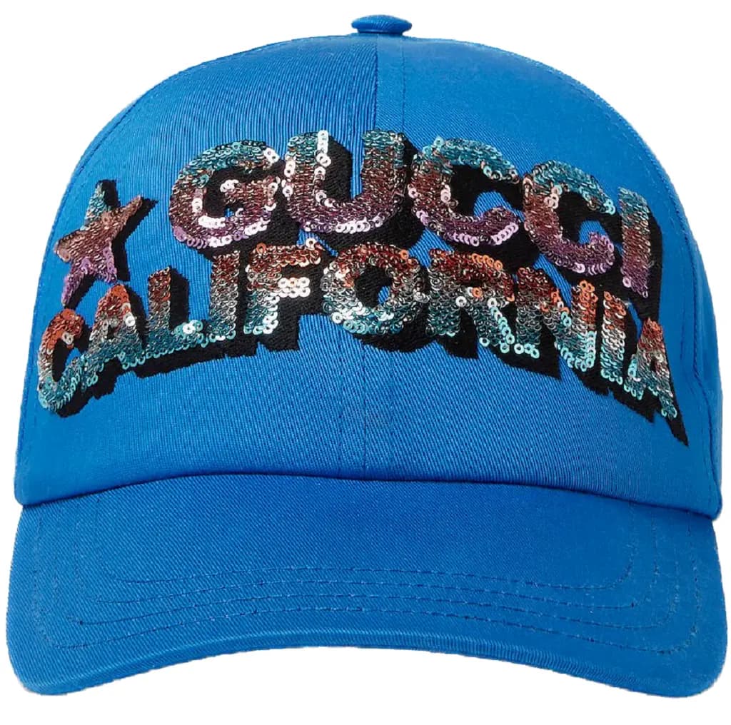 Mũ Gucci Logo Embellished 'Blue' 703207-4HAPQ-4969 Mũ Gucci Logo Embellished 'Blue' 703207-4HAPQ-4969